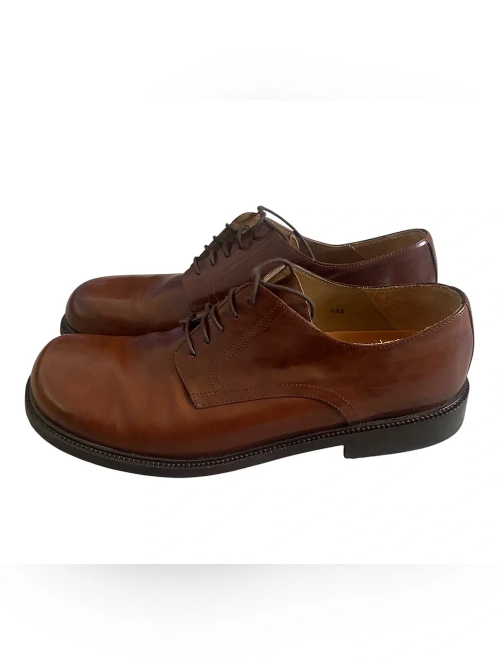 Footprints by Birkenstock men’s brown leather Oxford shoes